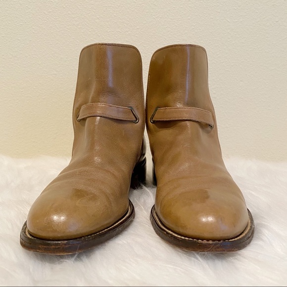 Frye Unisex Leather Buckle Ankle Boot M:10 / W:8.5 - Picture 2 of 8